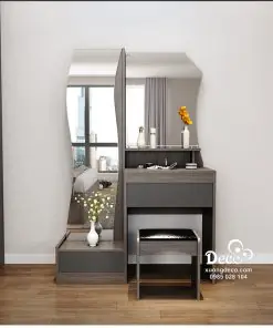 nội thất phòng ngủ màu ghi