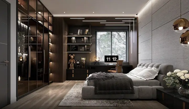 ốp vách phòng ngủ đẹp ốp vách phòng ngủ đẹp