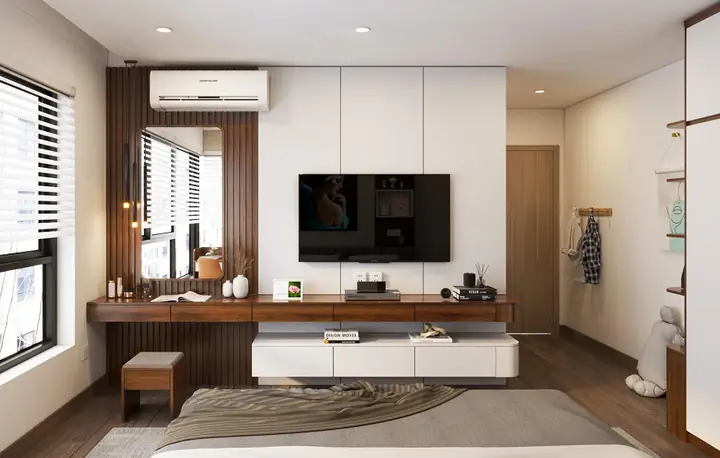 ốp vách phòng ngủ đẹp