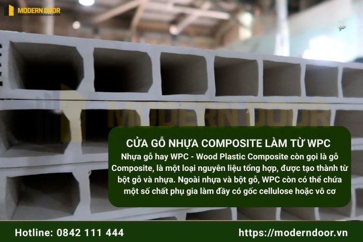 Phôi cửa nhựa composite từ vật liệu WPC chất lượng cao