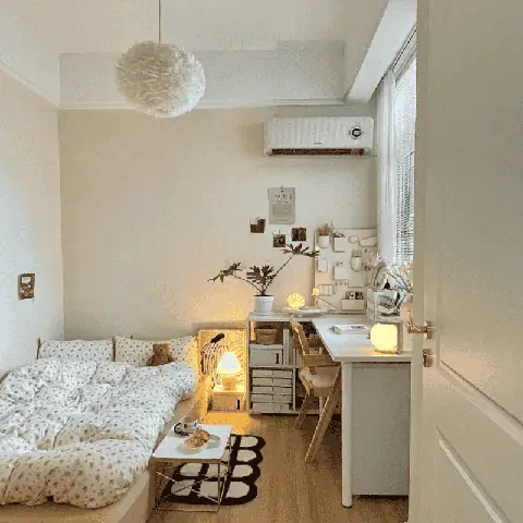 phối màu giấy dán tường cho phòng ngủ