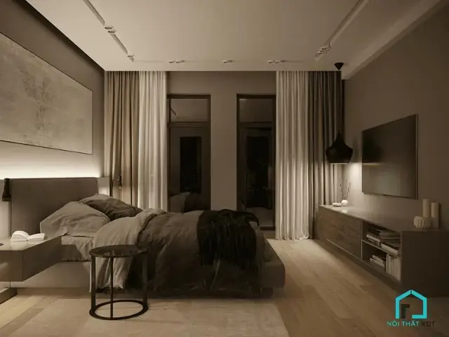 .7 Thiết kế nội thất phòng ngủ phong cách tối giản cao cấp .7 Thiết kế nội thất phòng ngủ phong cách tối giản cao cấp