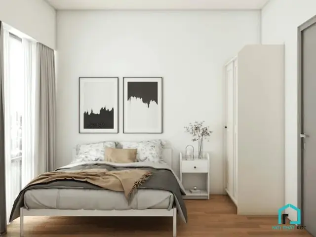 5.2 Nội thất phong cách tối giản cho phòng ngủ có diện tích hẹp 5.2 Nội thất phong cách tối giản cho phòng ngủ có diện tích hẹp
