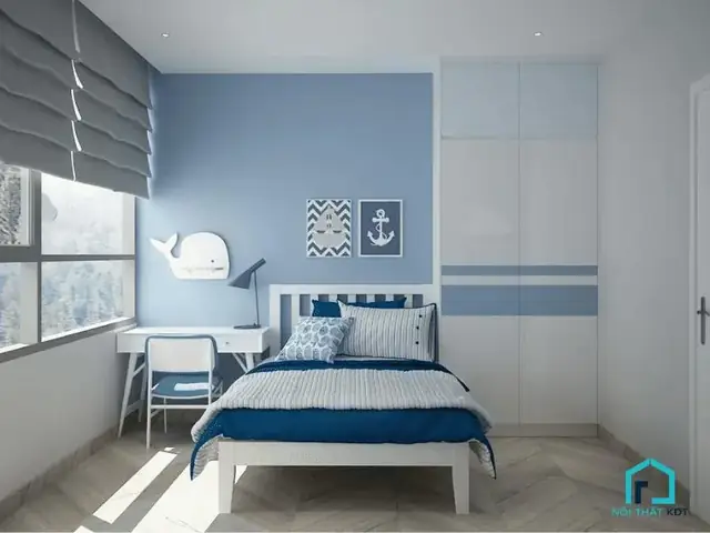 5.3 Mẫu phòng ngủ phong cách tối giản cho bé trai 5.3 Mẫu phòng ngủ phong cách tối giản cho bé trai