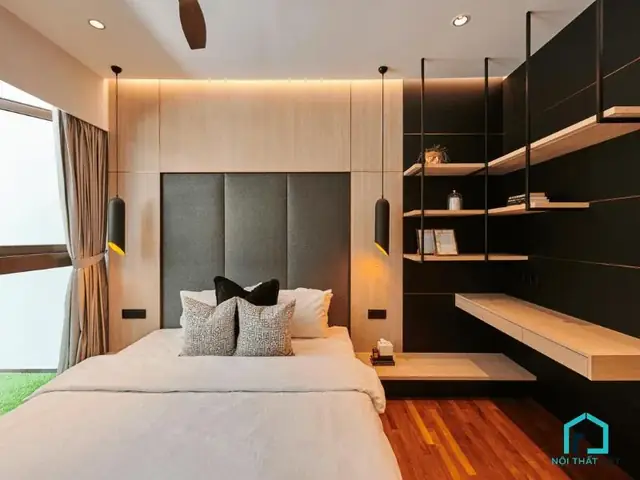 5.2 Nội thất phong cách tối giản cho phòng ngủ có diện tích hẹp 5.2 Nội thất phong cách tối giản cho phòng ngủ có diện tích hẹp