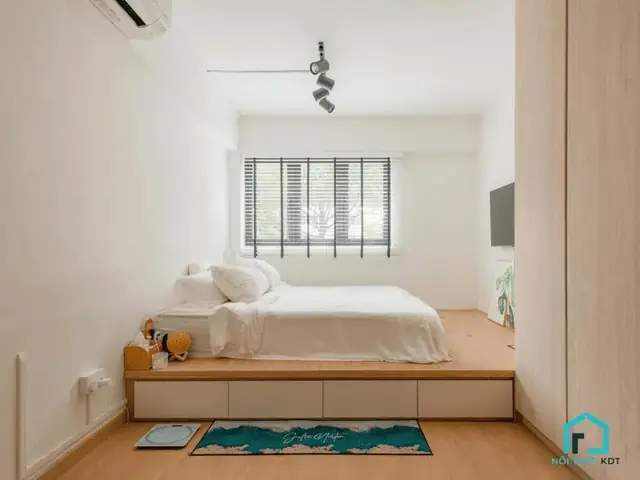 4.8 Kết hợp phòng ngủ tối giản với các mẫu giường đơn giản 4.8 Kết hợp phòng ngủ tối giản với các mẫu giường đơn giản
