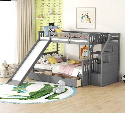 Thiết kế phòng ngủ 12m2 chung cho bé trai và gái: 5 ý tưởng tối ưu