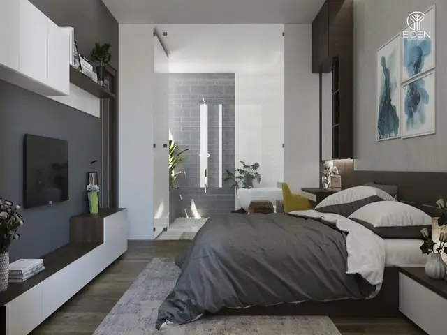 phòng ngủ 12m2 có toilet phòng ngủ 12m2 có toilet