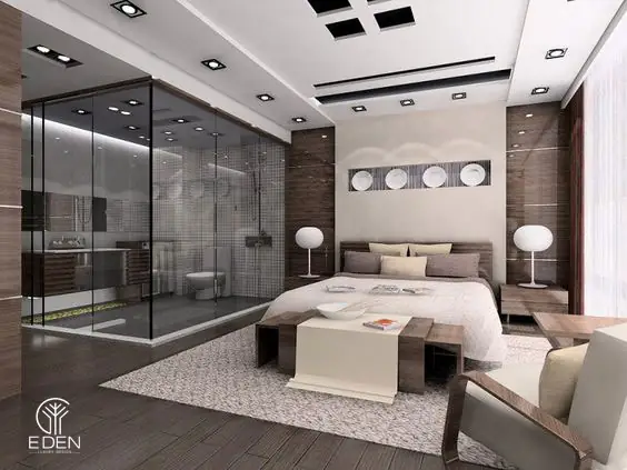 phòng ngủ 12m2 có toilet