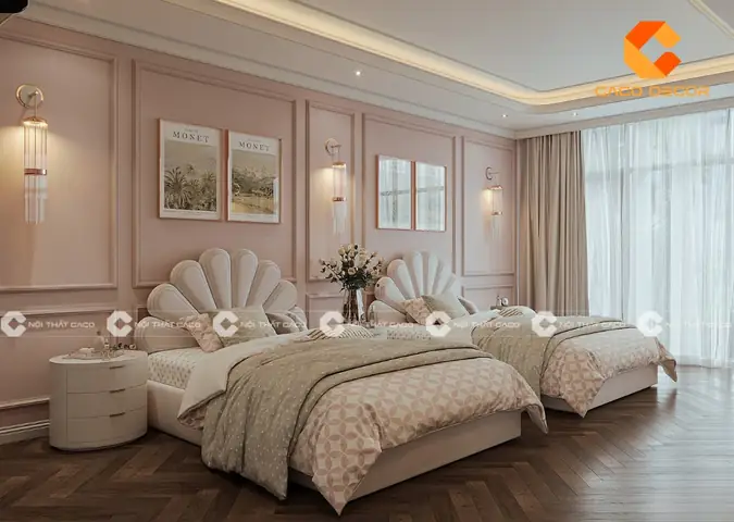 Thiết kế phòng ngủ 14m2 cho 2 bé: Hướng dẫn tối ưu không gian