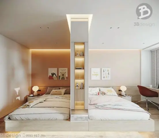 Thiết Kế Phòng Ngủ 2 Bé Khác Giới: Hướng Dẫn Tối Ưu Tiện Nghi