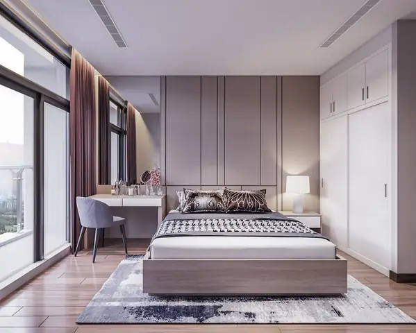 Thiết Kế Phòng Ngủ 3x5m: Tối Ưu Không Gian & Tiện Nghi