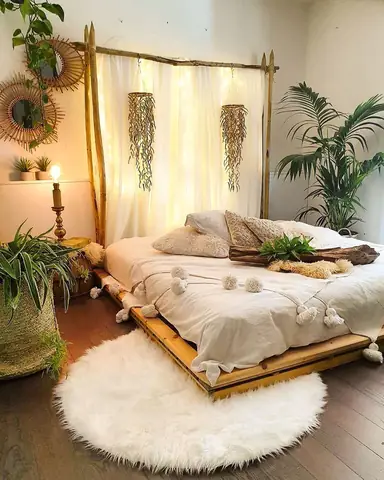 phòng ngủ bằng gỗ đẹp