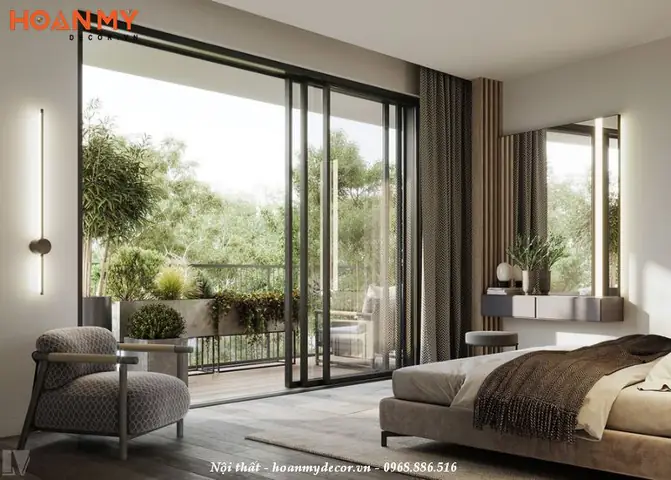 Mẫuthiết kế phòng ngủ bằng kính đẹp, sang trọng 2025 Mẫuthiết kế phòng ngủ bằng kính đẹp, sang trọng 2025