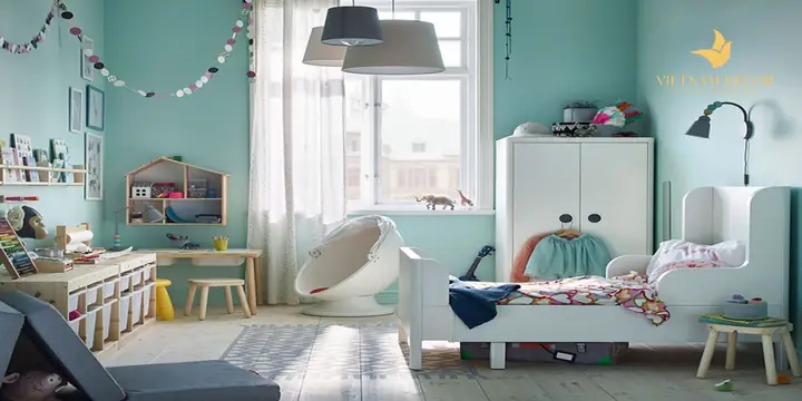 phòng ngủ bé gái hiện đại phòng ngủ bé gái hiện đại