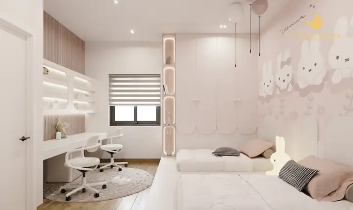 phòng ngủ bé gái hiện đại phòng ngủ bé gái hiện đại