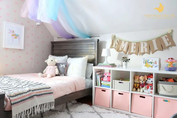 phòng ngủ bé gái hiện đại phòng ngủ bé gái hiện đại
