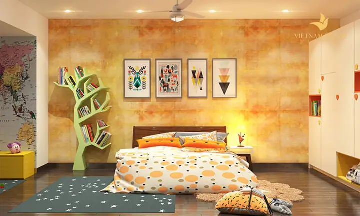 phòng ngủ bé gái hiện đại phòng ngủ bé gái hiện đại