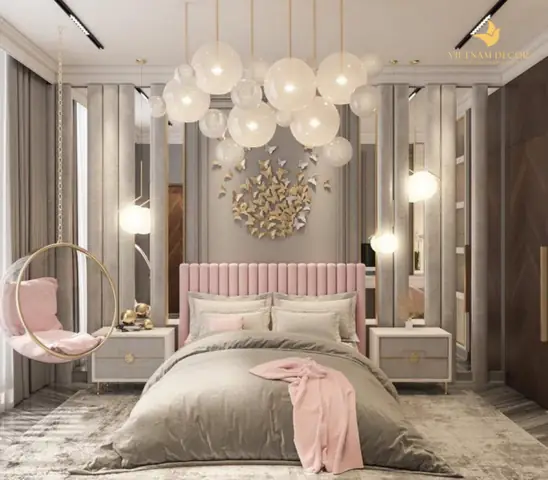 phòng ngủ bé gái hiện đại phòng ngủ bé gái hiện đại