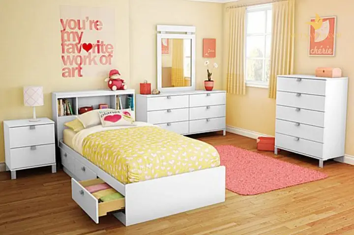 phòng ngủ bé gái hiện đại phòng ngủ bé gái hiện đại