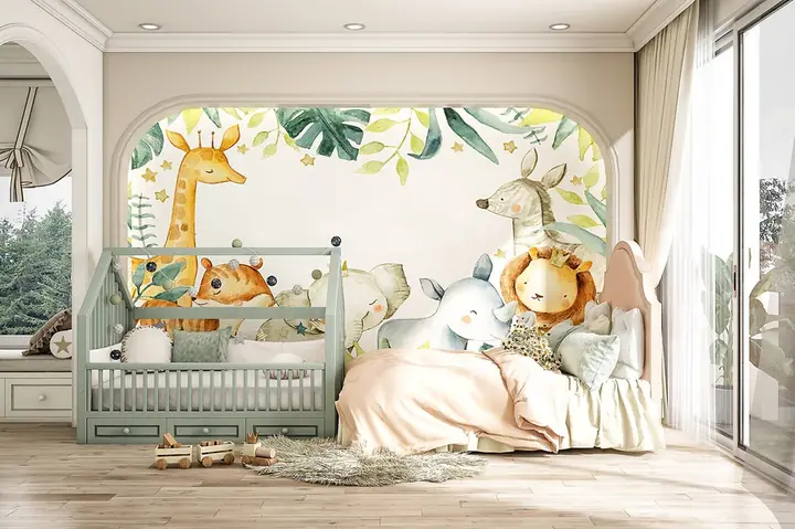 Làm thế nào để thiết kế phòng ngủ bé gái sơ sinh an toàn và đẹp mắt?