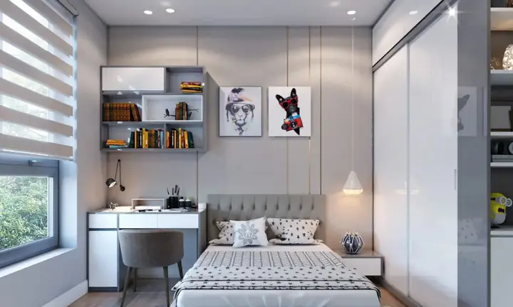 phòng ngủ bé trai đẹp