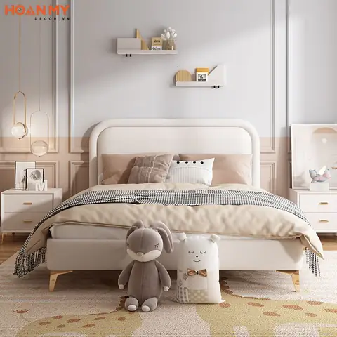Thiết kế phòng ngủ cho 2 chị em với 1 giường đôi cỡ lớn