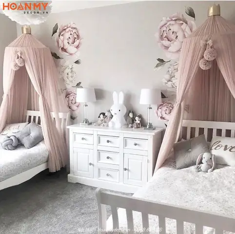 [Ảnh thực tế] Hoàn thiện nội thất phòng ngủ cho 2 chị em đẹp