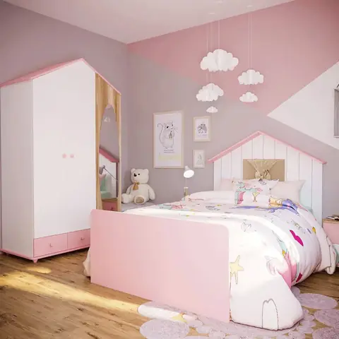 phòng ngủ cho bé gái 15 tuổi