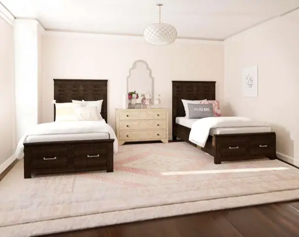 Phòng ngủ 15m2 cho bé gái: 10+ Ý tưởng & Lưu ý khi thiết kế