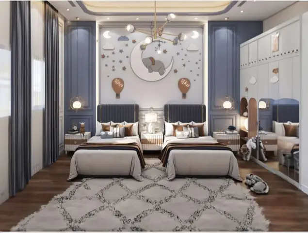 Phòng ngủ 15m2 cho bé gái: 10+ Ý tưởng & Lưu ý khi thiết kế