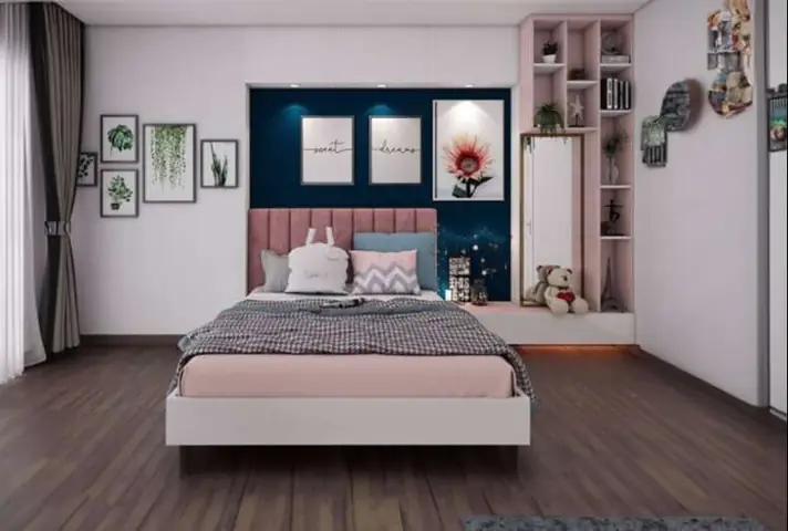 Phòng ngủ 15m2 cho bé gái: 10+ Ý tưởng & Lưu ý khi thiết kế