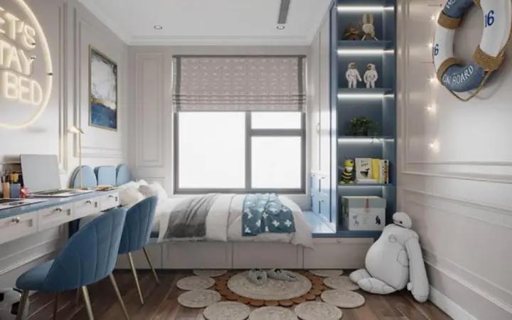 3.9 Phòng ngủ cho bé gái 17 tuổi