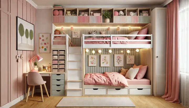 Phòng Ngủ Cho Bé Gái Màu Xanh: Gợi Ý Thiết Kế Tuyệt Đẹp Phòng Ngủ Cho Bé Gái Màu Xanh: Gợi Ý Thiết Kế Tuyệt Đẹp