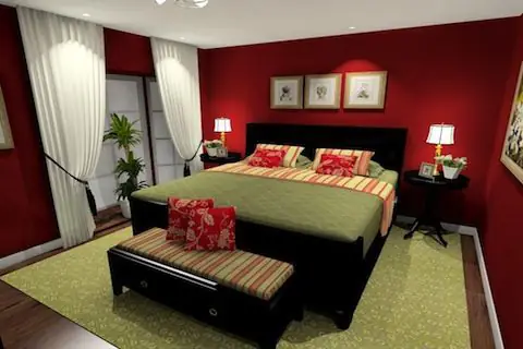 Phòng Ngủ Cho Nam Giới Màu Đỏ: Phối Màu và Phong Cách Độc Đáo