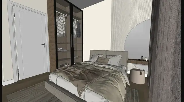 Thiết Kế Phòng Ngủ Có Cửa Sổ Trong SketchUp: Hướng Dẫn Chi Tiết