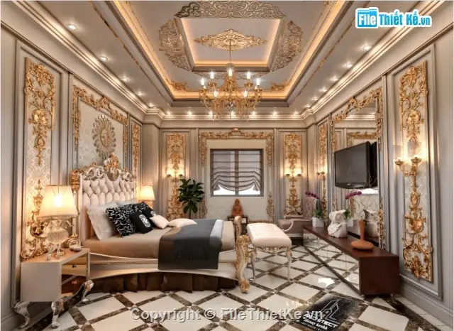 Thiết Kế Phòng Ngủ Cổ Điển Với Sketchup: Hướng Dẫn Chi Tiết