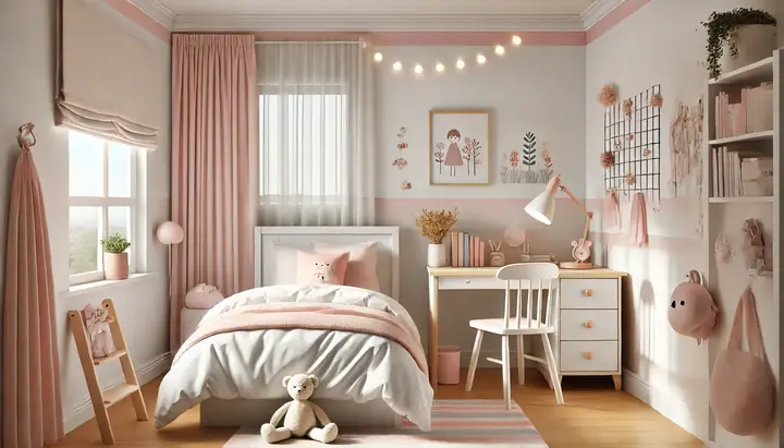 Gợi ý thiết kế phòng ngủ dễ thương cho hai bé gái đẹp và tiện nghi Gợi ý thiết kế phòng ngủ dễ thương cho hai bé gái đẹp và tiện nghi