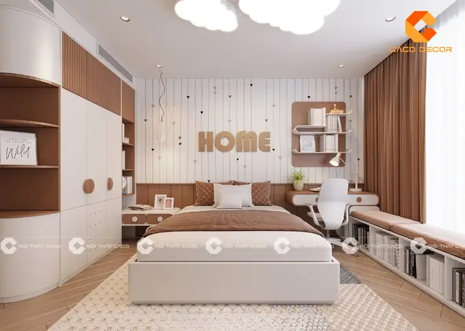 Cách thiết kế phòng ngủ đẹp cho học sinh: Tối ưu không gian và tiện ích Cách thiết kế phòng ngủ đẹp cho học sinh: Tối ưu không gian và tiện ích