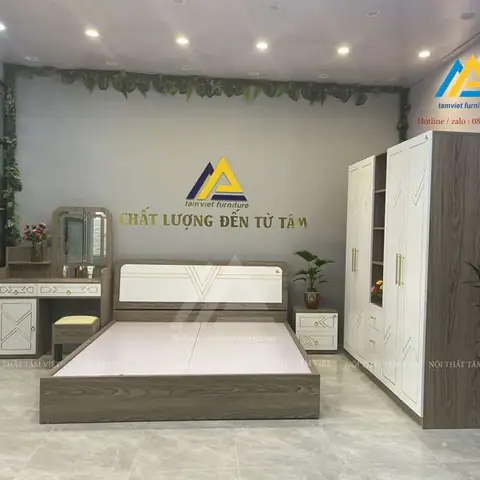 phòng ngủ đẹp cho nữ màu trắng