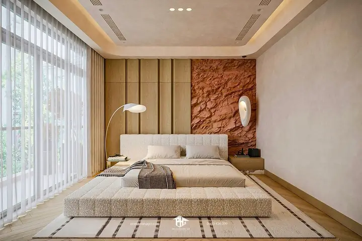 Thiết kế phòng ngủ đơn giản sang trọng chuẩn phong cách Nhật Bản