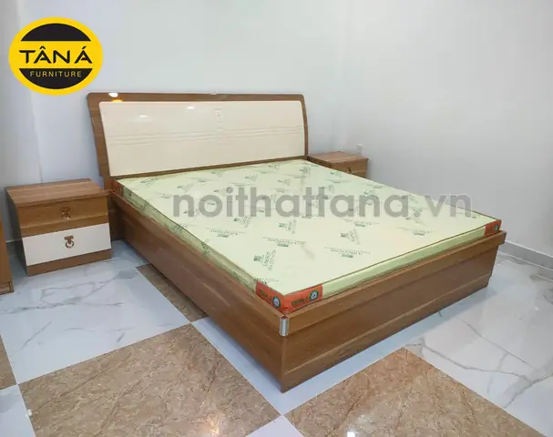 Phòng Ngủ Giường Tủ Màu Vàng Kem Trắng: Thiết Kế Ấn Tượng