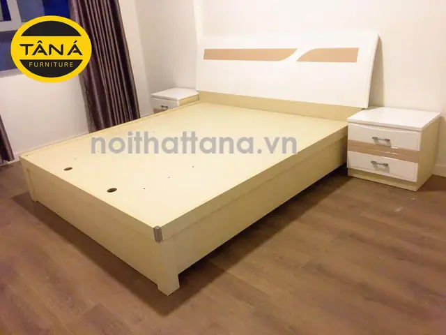 Phòng Ngủ Giường Tủ Màu Vàng Kem Trắng: Thiết Kế Ấn Tượng