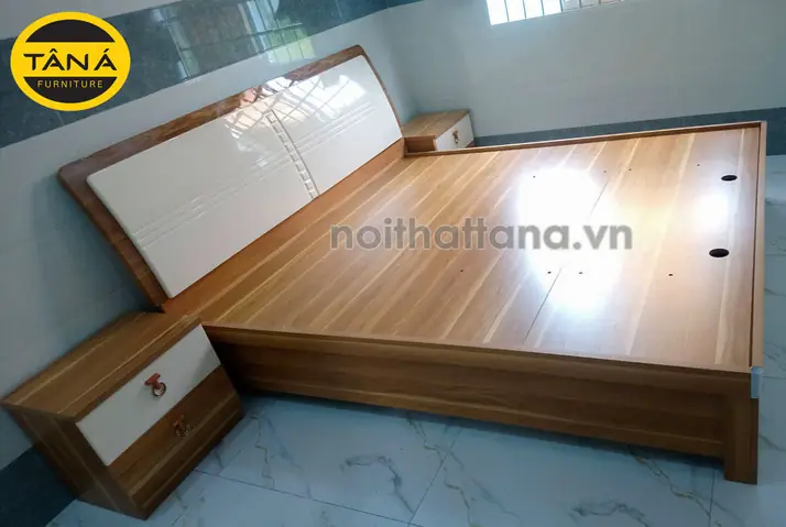 Phòng Ngủ Giường Tủ Màu Vàng Kem Trắng: Thiết Kế Ấn Tượng