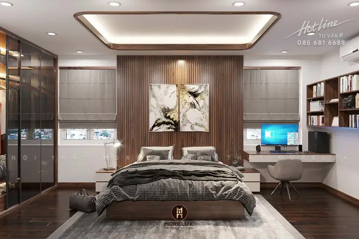 phòng ngủ gỗ óc chó phòng ngủ gỗ óc chó