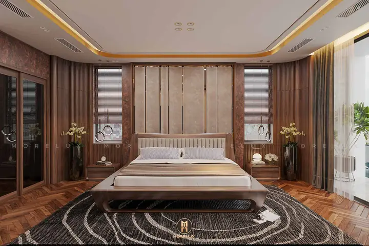 phòng ngủ gỗ óc chó phòng ngủ gỗ óc chó