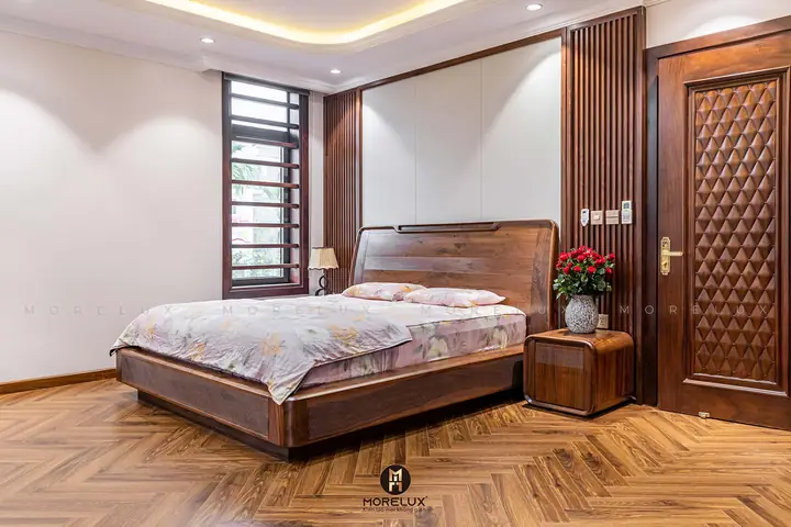 phòng ngủ gỗ óc chó phòng ngủ gỗ óc chó