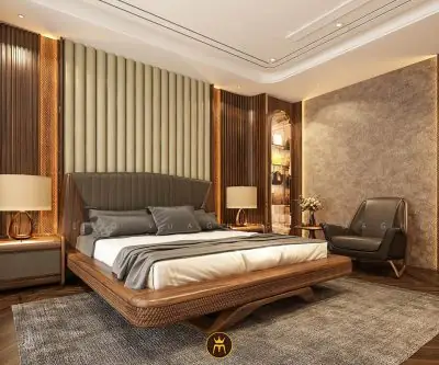 Phòng Ngủ Gỗ Óc Chó Cao Cấp: Hướng Dẫn Chọn Và Bài Trí Tối Ưu
