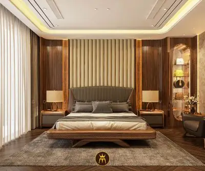 Phòng Ngủ Gỗ Óc Chó Cao Cấp: Hướng Dẫn Chọn Và Bài Trí Tối Ưu