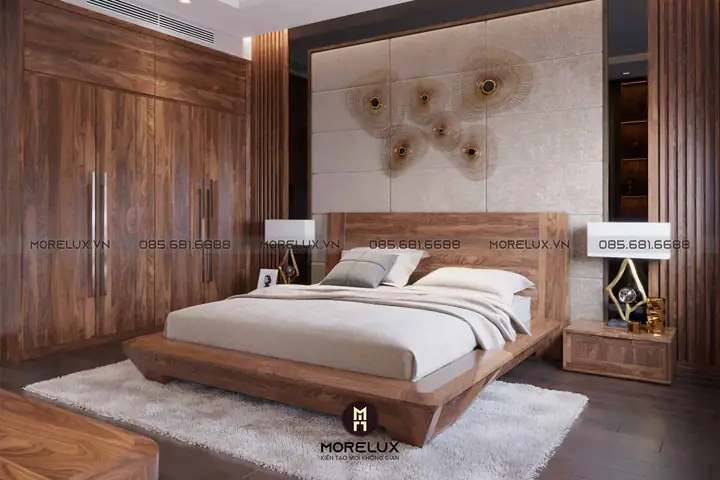 phòng ngủ gỗ óc chó phòng ngủ gỗ óc chó